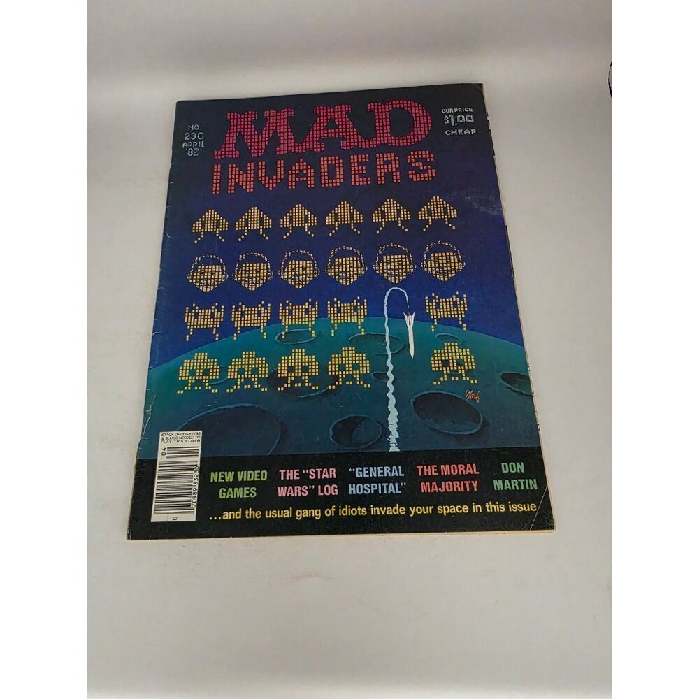 MAD Magazine April/1982 No. 230 MAD INVADERS Star Wars Don Martin EC